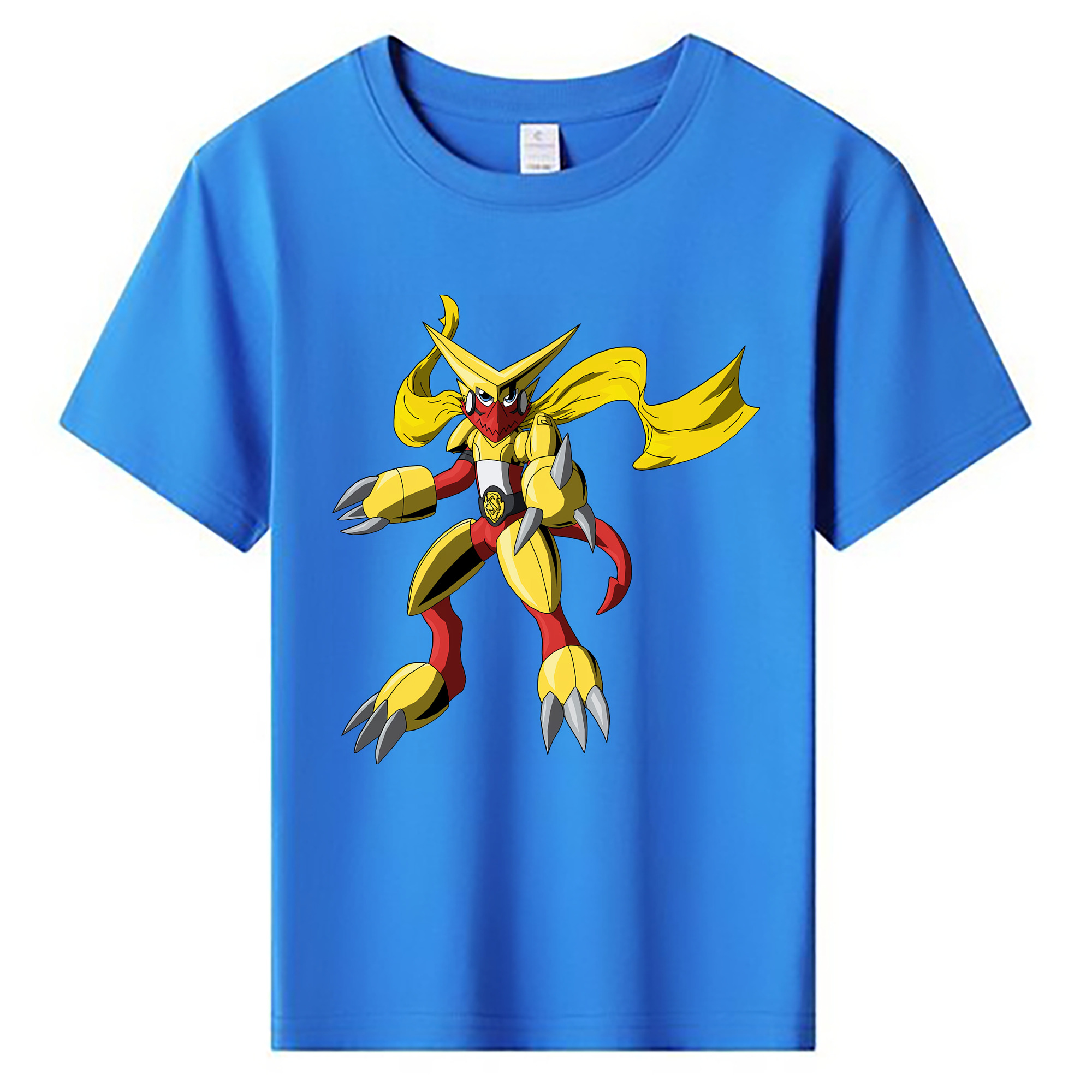 （画像用） Digimon デジタルモンスター/デジモン 綿100％キッズTシャツ（フロントプリント）